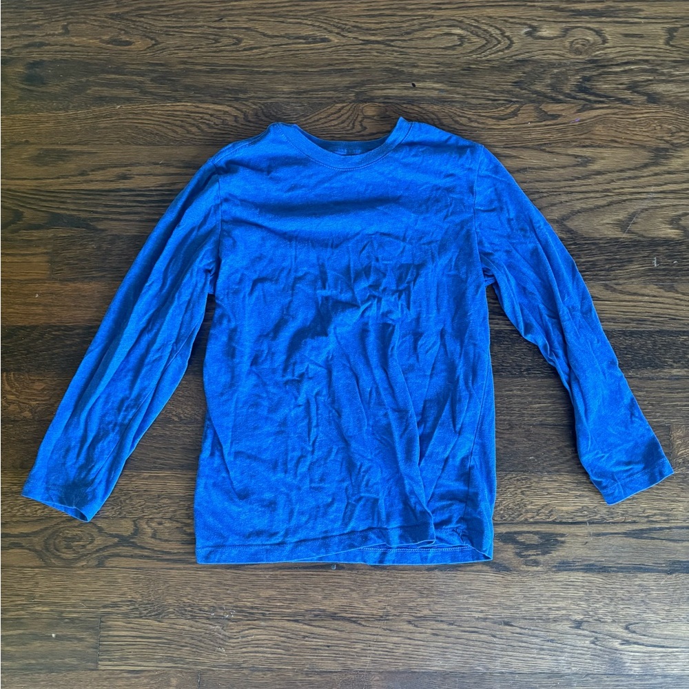 Old navy boys blue long sleeve shirt